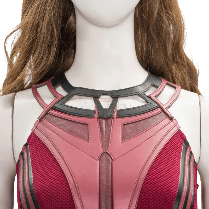 WandaVision Scarlet Witch Costume 2021 New Wanda Cosplay Suit Knit Edition 11 WandaVision Scarlet Witch Costume 2021 New Wanda Cosplay Suit Knit Edition - Image 11