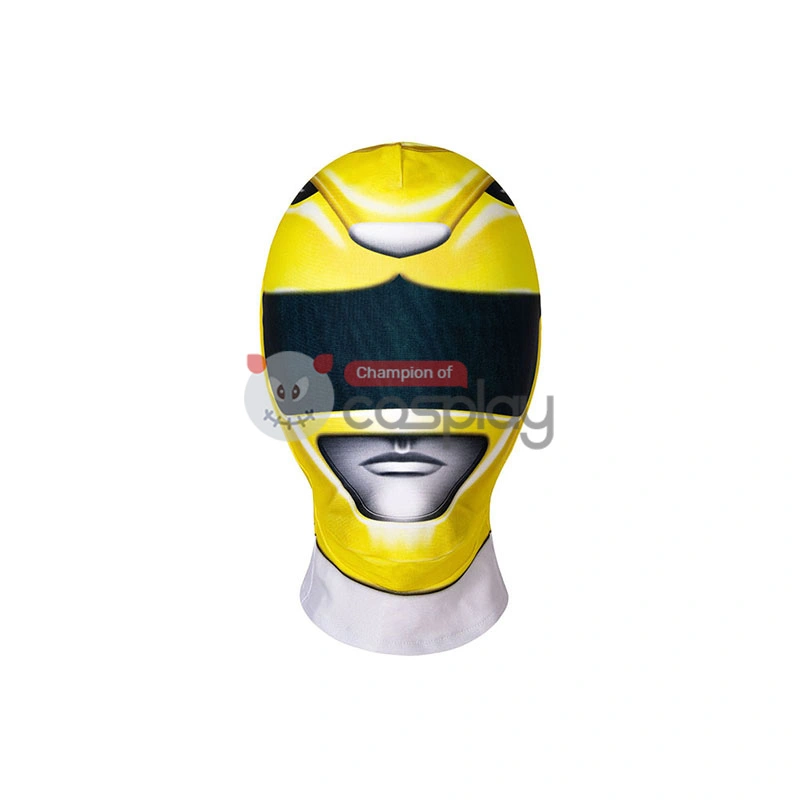 Mighty Morphin Power Rangers Cosplay Costume Yellow Ranger Suit For Kids 9 Mighty Morphin Power Rangers Cosplay Costume Yellow Ranger Suit For Kids - Image 9