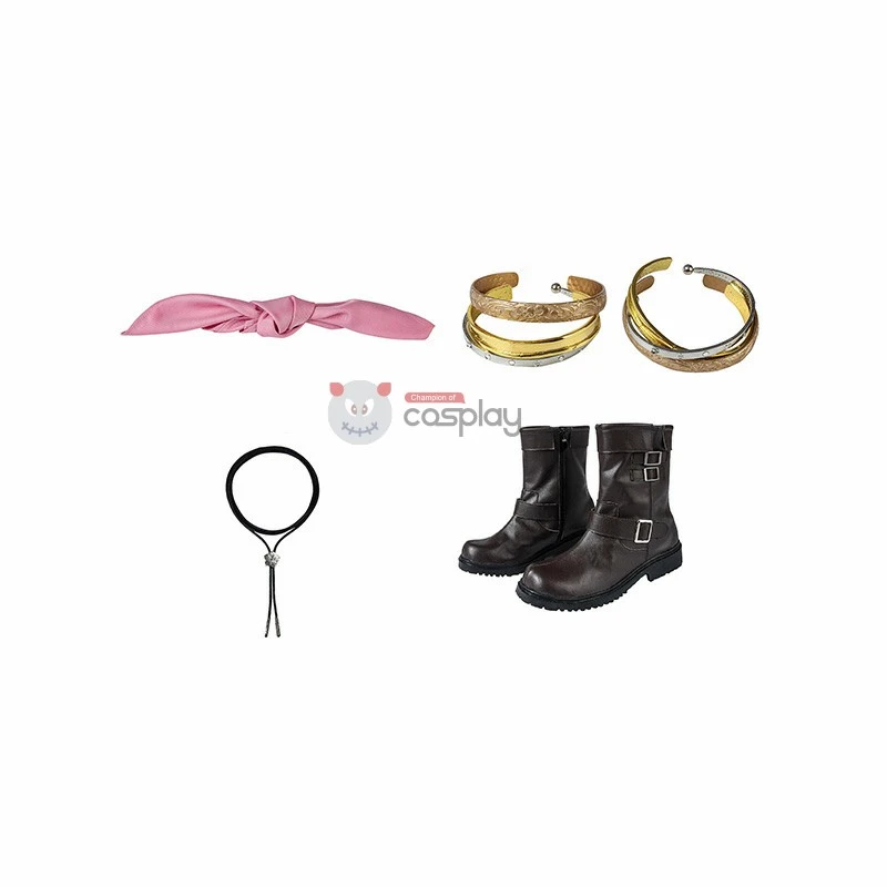 Aerith Gainsborough Costume Final Fantasy 7 Cosplay Costume 11 Aerith Gainsborough Costume Final Fantasy 7 Cosplay Costume - Image 11