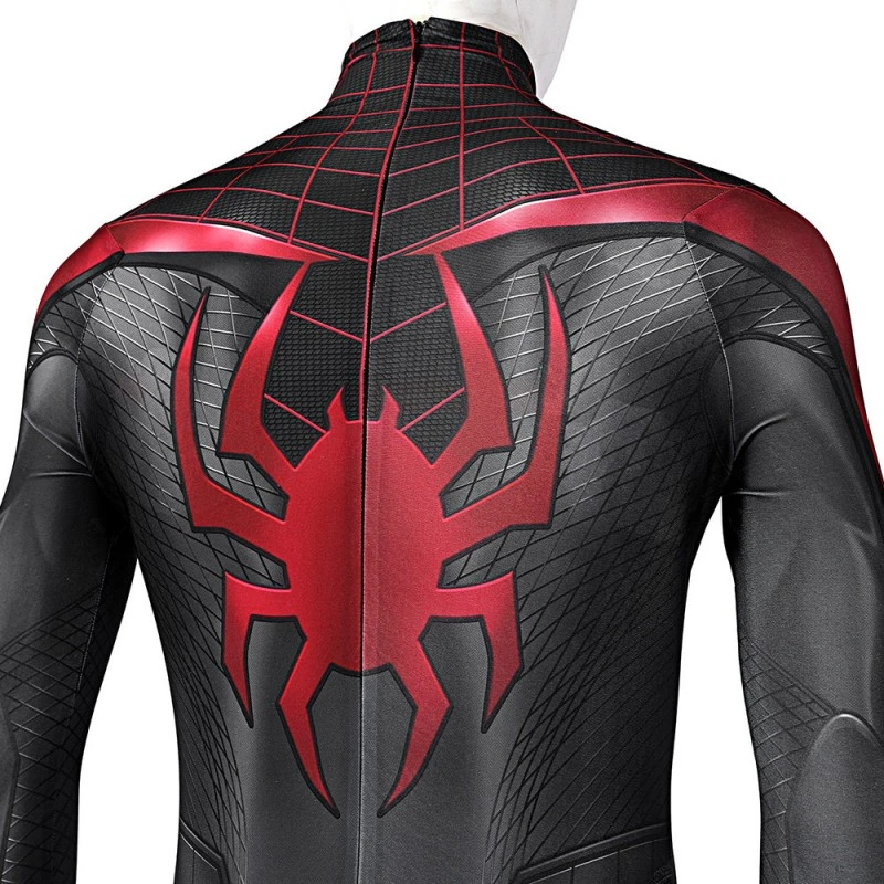 Spiderman Miles Morales Jumpsuit Spider-Man 2 PS5 Cosplay Costume 11 Spiderman Miles Morales Jumpsuit Spider-Man 2 PS5 Cosplay Costume - Image 11