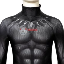 Black Panther Cosplay Costume T'Challa Jumpsuit For Kids -Ready To Ship Sales 11 800x800 257
