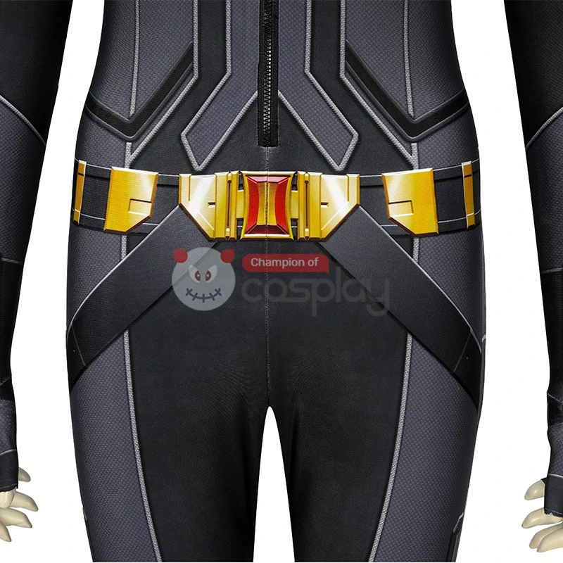 Natasha Romanoff Black Jumpsuit 2020 Movie Black Widow Cosplay Costume 12 Natasha Romanoff Black Jumpsuit 2020 Movie Black Widow Cosplay Costume - Image 12