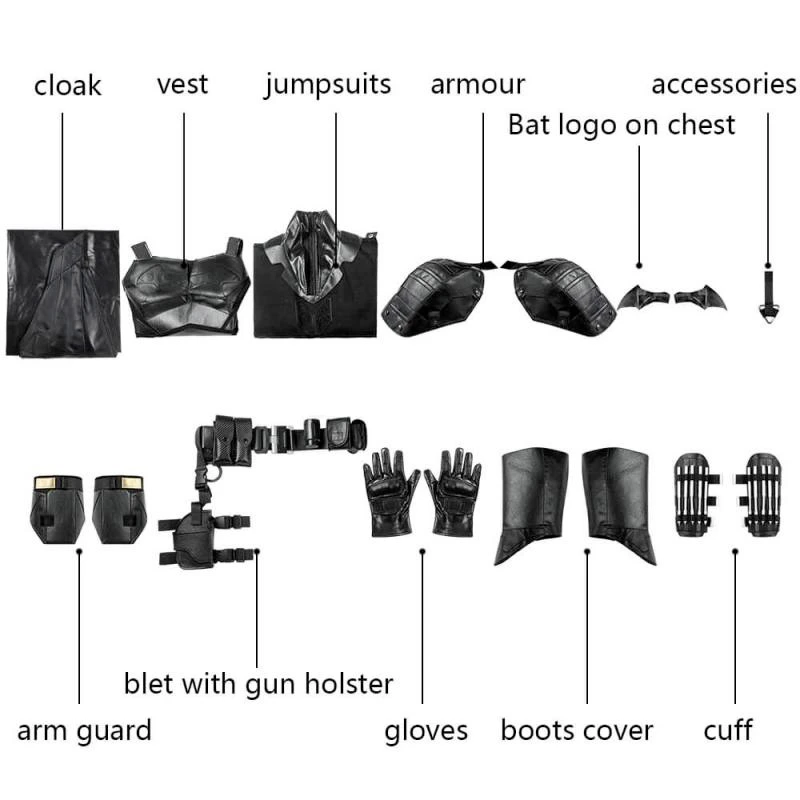 Ready To Ship Bruce Wayne Cosplay Costume 2022 Movie By Robert Pattinson 10 Ready To Ship Bruce Wayne Cosplay Costume 2022 Movie By Robert Pattinson - Image 10