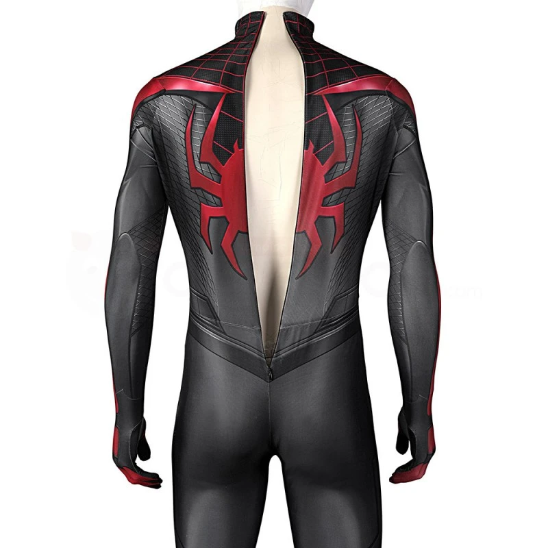 Spiderman Miles Morales Jumpsuit Spider-Man 2 PS5 Cosplay Costume 12 Spiderman Miles Morales Jumpsuit Spider-Man 2 PS5 Cosplay Costume - Image 12