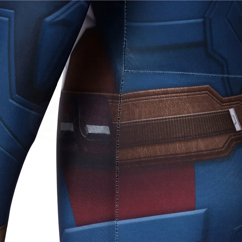 Kids Captain America 3D Jumpsuit Avengers Endgame Steven Rogers Cosplay Costume 11 Kids Captain America 3D Jumpsuit Avengers Endgame Steven Rogers Cosplay Costume - Image 11