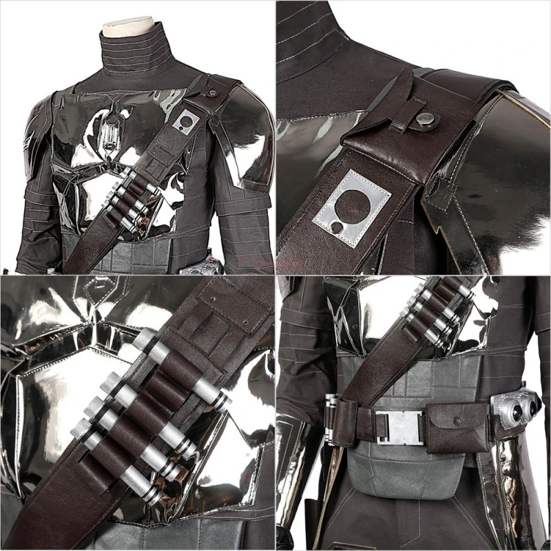 The Mandalorian Season 2 Cosplay Costume Halloween Outfit 15 The Mandalorian Season 2 Cosplay Costume Halloween Outfit - Image 15