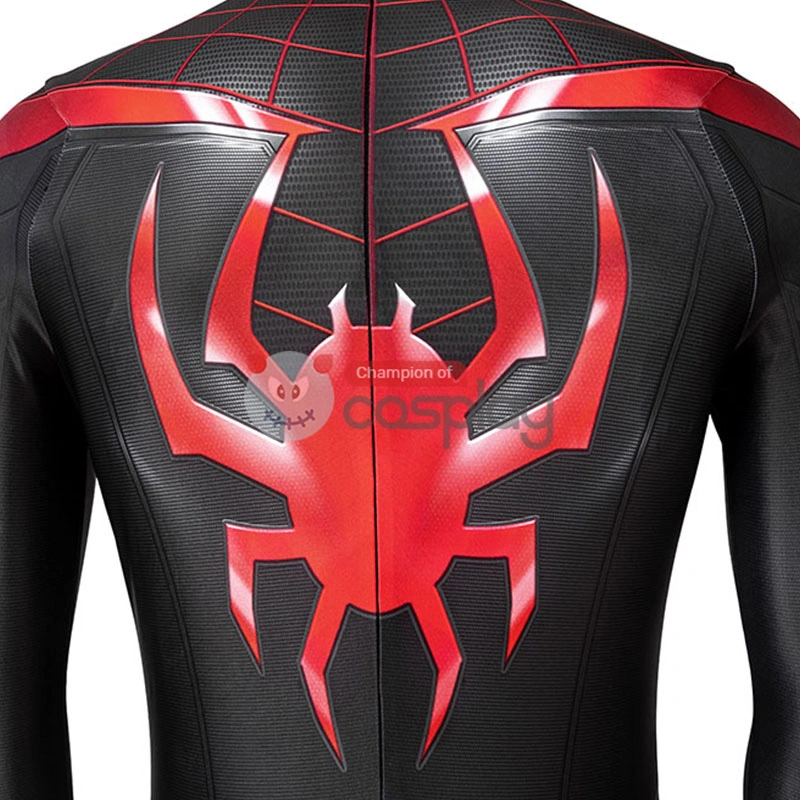 Spider Man Cosplay Costume Spiderman Miles Morales Jumpsuit Top Level 13 Spider Man Cosplay Costume Spiderman Miles Morales Jumpsuit Top Level - Image 13
