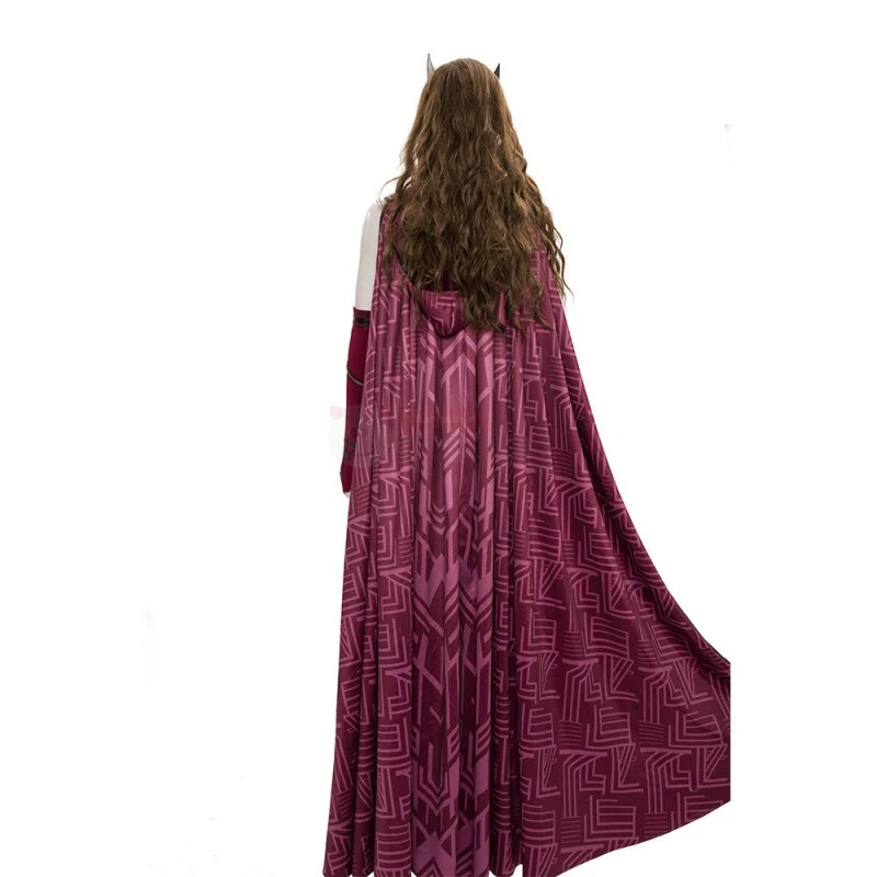 WandaVision Scarlet Witch Costume 2021 New Wanda Cosplay Suit Knit Edition 13 WandaVision Scarlet Witch Costume 2021 New Wanda Cosplay Suit Knit Edition - Image 13