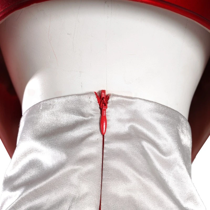 Red Ranger Costume Mighty Morphin Power Rangers Jason Lee Scott Cosplay Suit 12 Red Ranger Costume Mighty Morphin Power Rangers Jason Lee Scott Cosplay Suit - Image 12