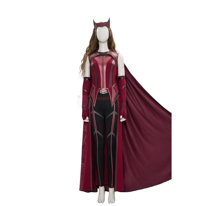 WandaVision Scarlet Witch Costume 2021 New Wanda Cosplay Suit Knit Edition 14 WandaVision Scarlet Witch Costume 2021 New Wanda Cosplay Suit Knit Edition - Image 14