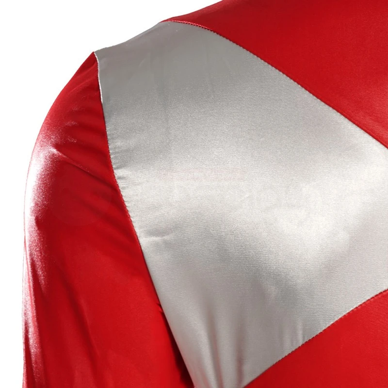 Red Ranger Costume Mighty Morphin Power Rangers Jason Lee Scott Cosplay Suit 13 Red Ranger Costume Mighty Morphin Power Rangers Jason Lee Scott Cosplay Suit - Image 13