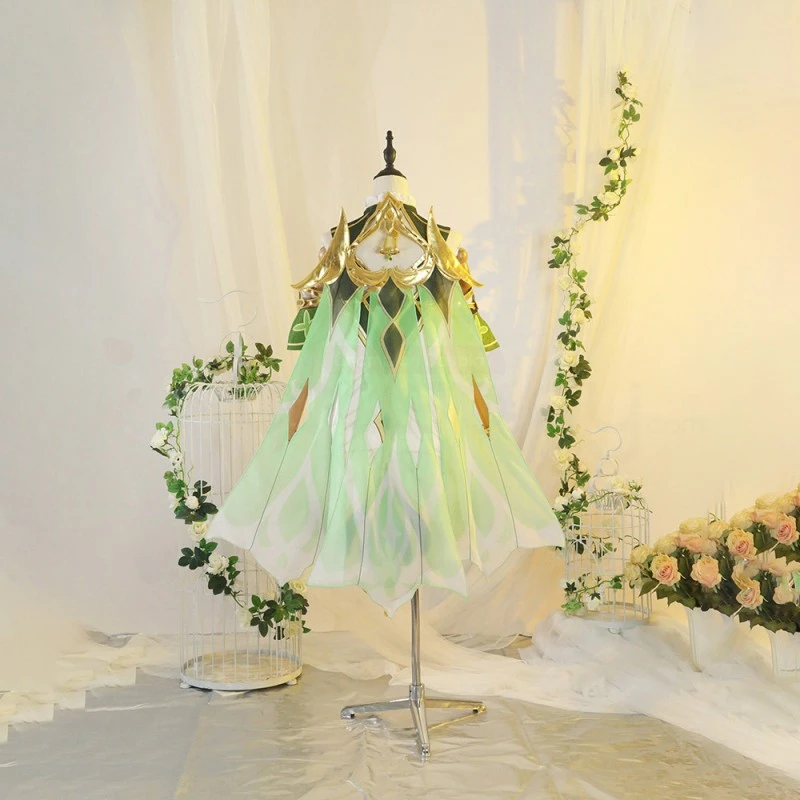 Genshin Impact Nahida Cosplay Costume Lesser Lord Dress 2 Genshin Impact Nahida Cosplay Costume Lesser Lord Dress - Image 2