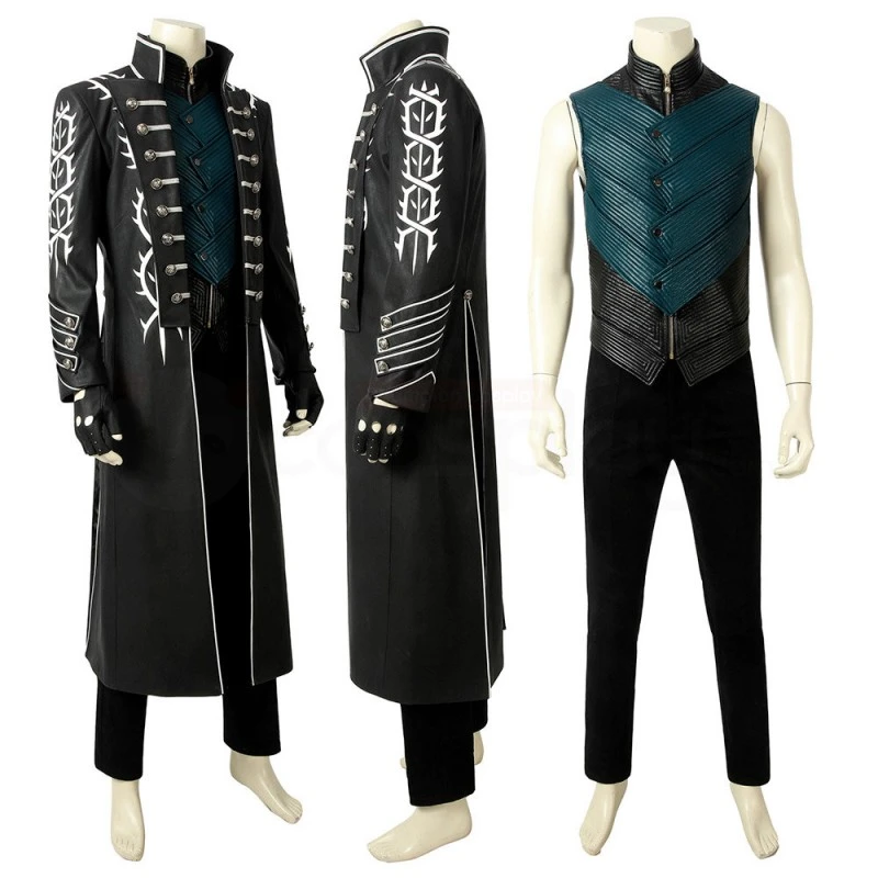 DMC Devil May Cry 5 Vergil Cosplay Costume 2 DMC Devil May Cry 5 Vergil Cosplay Costume - Image 2