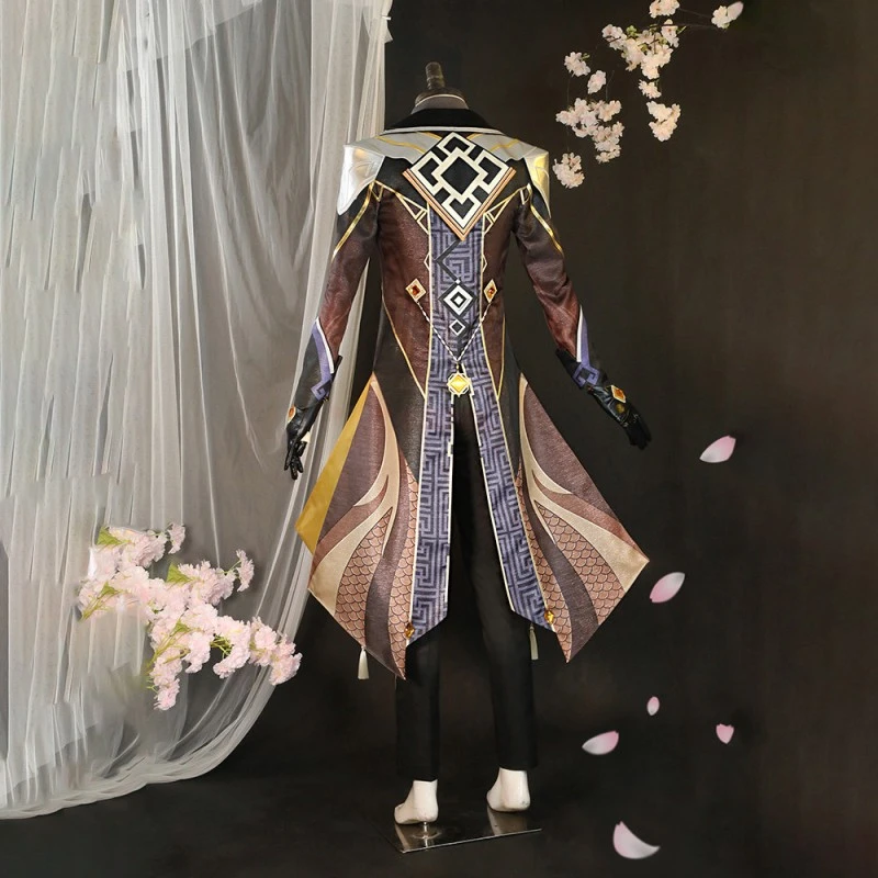 Zhongli Costume Genshin Impact Cosplay Suits 3 Zhongli Costume Genshin Impact Cosplay Suits - Image 3