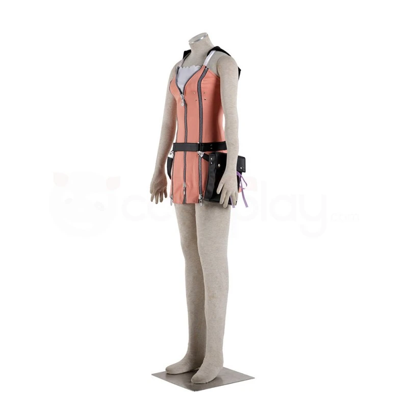 Kingdom Hearts Kairi Dress Cosplay Costume Outfit 2 Kingdom Hearts Kairi Dress Cosplay Costume Outfit - Image 2
