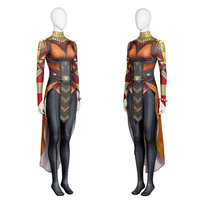 Black Panther Wakanda Forever Cosplay Costumes Okoye Halloween Suit 2 Black Panther Wakanda Forever Cosplay Costumes Okoye Halloween Suit - Image 2