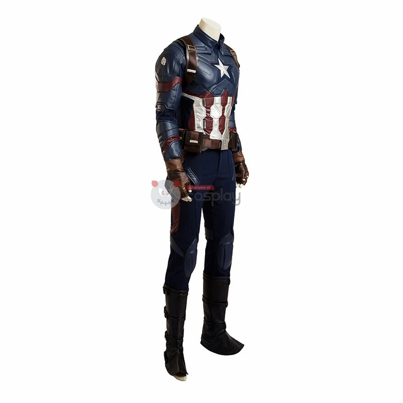 The Avengers Captain America Civil War Steve Rogers Cosplay Costume 3 The Avengers Captain America Civil War Steve Rogers Cosplay Costume - Image 3