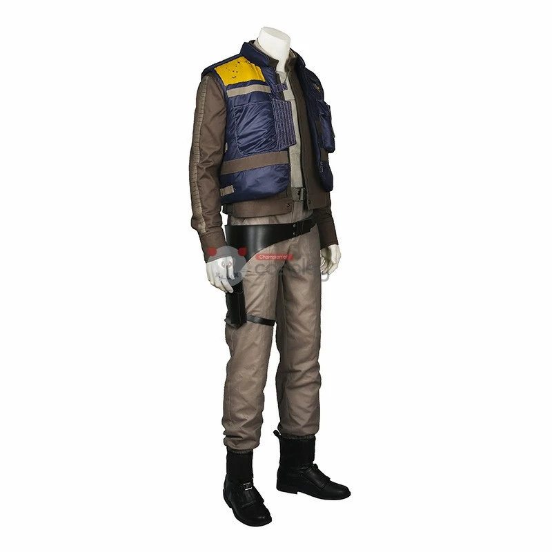 Rogue One A Star Wars Story Cassian Andor Halloween Cosplay Costume Full Suit 3 Rogue One A Star Wars Story Cassian Andor Halloween Cosplay Costume Full Suit - Image 3