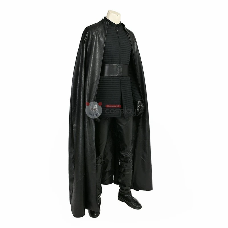 Star Wars 8 The Last Jedi Kylo Ren Costume Cosplay Deluxe Version Suit 3 Star Wars 8 The Last Jedi Kylo Ren Costume Cosplay Deluxe Version Suit - Image 3