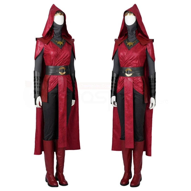 Star Wars Jedi Fallen Nightsister Merrin Cosplay Costumes Dress 2 Star Wars Jedi Fallen Nightsister Merrin Cosplay Costumes Dress - Image 2