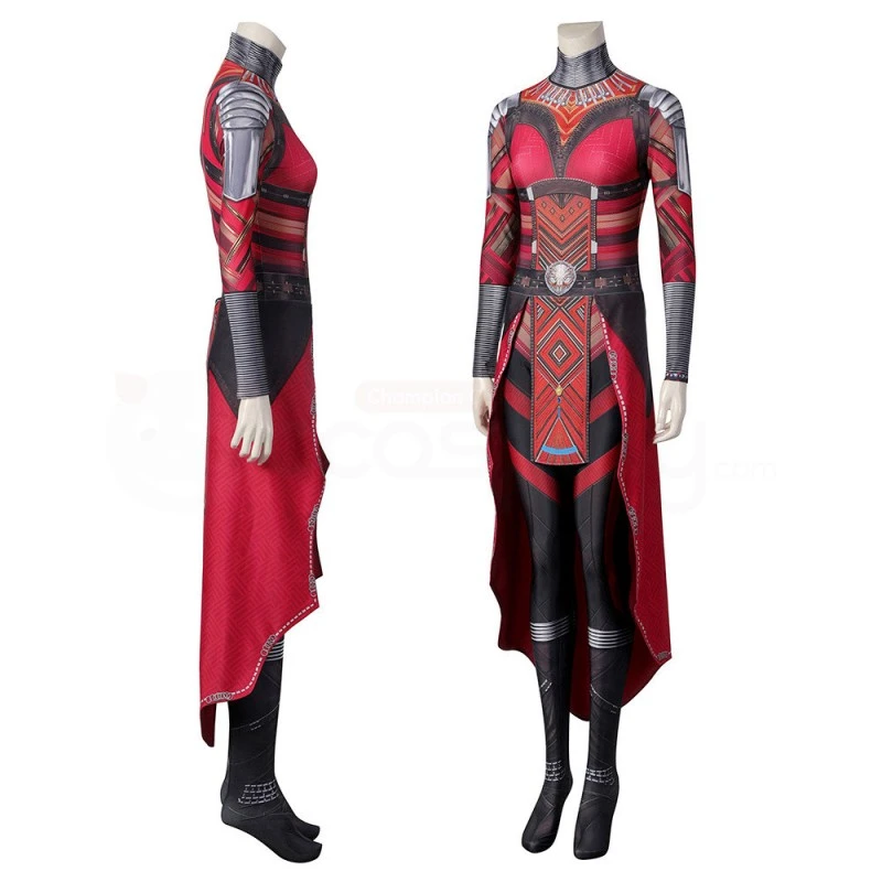 Black Panther Wakanda Forever Cosplay Costumes Dora Milaje Aneka Nakia Ayo Jumpsuit 2 Black Panther Wakanda Forever Cosplay Costumes Dora Milaje Aneka Nakia Ayo Jumpsuit - Image 2
