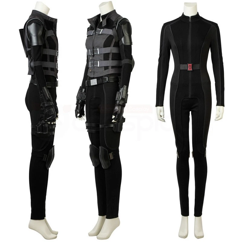 Black Widow Cosplay Suit Avengers Infinity War Natasha Romanoff Costume 2 Black Widow Cosplay Suit Avengers Infinity War Natasha Romanoff Costume - Image 2