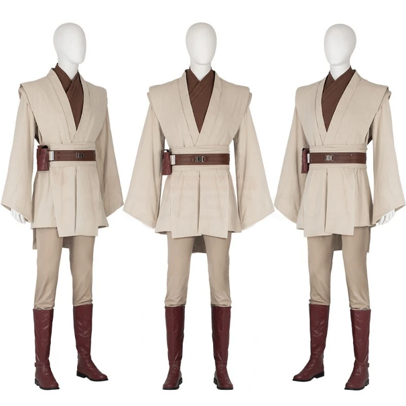 Obi-Wan Kenobi Cosplay Costume Star Wars Cosplay Suit 3 Obi-Wan Kenobi Cosplay Costume Star Wars Cosplay Suit - Image 3