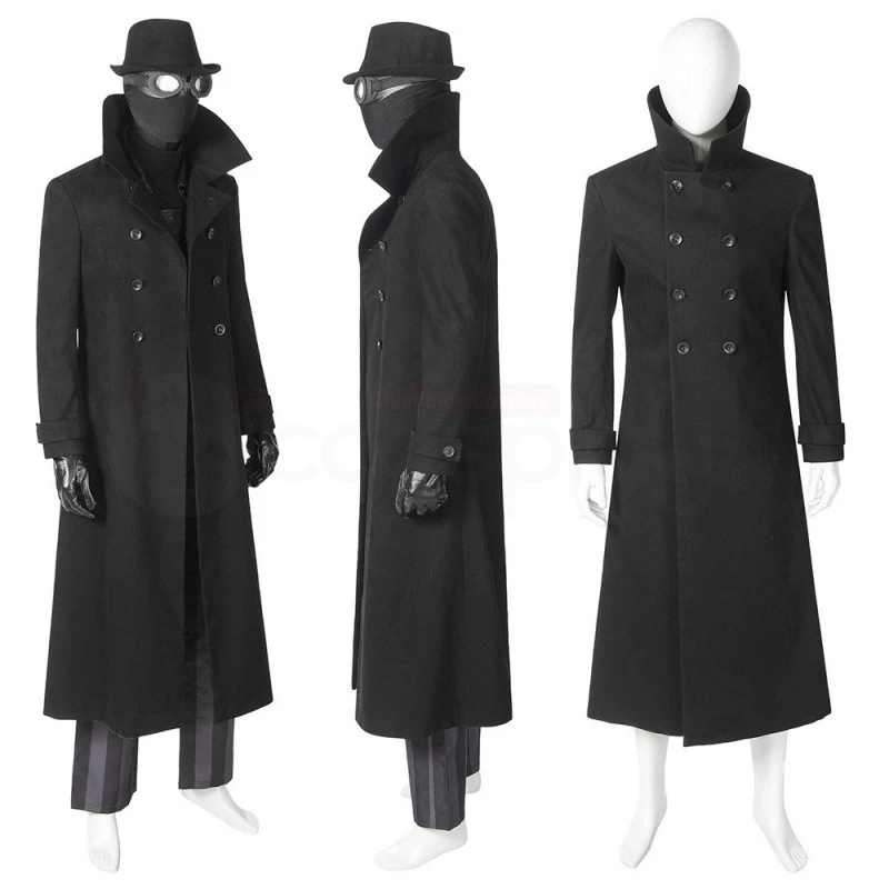 Spiderman Into The Spider-Verse Noir Cosplay Costume Spider-Man Suit 2 Spiderman Into The Spider-Verse Noir Cosplay Costume Spider-Man Suit - Image 2