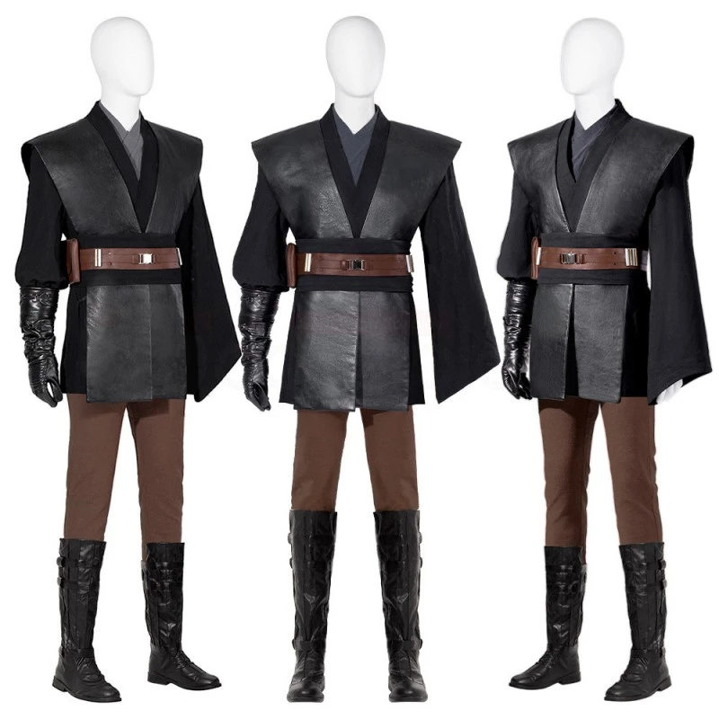 Star Wars Anakin Skywalker Costume Obi-Wan Kenobi Darth Vader Cosplay Suit 3 Star Wars Anakin Skywalker Costume Obi-Wan Kenobi Darth Vader Cosplay Suit - Image 3