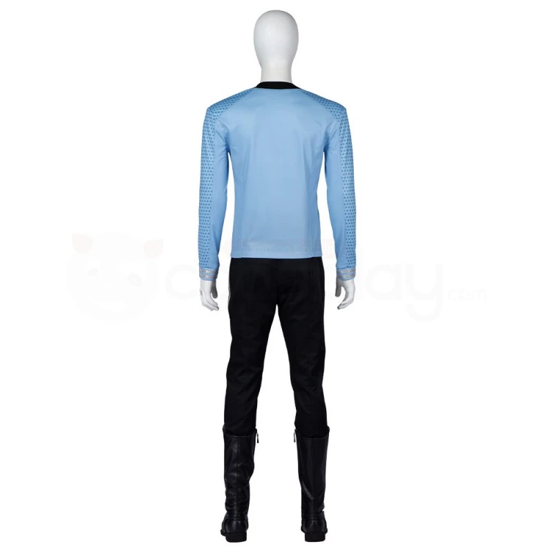 Star Trek Uniform Costume Strange New Worlds Cosplay Blue Shirt 3 Star Trek Uniform Costume Strange New Worlds Cosplay Blue Shirt - Image 3