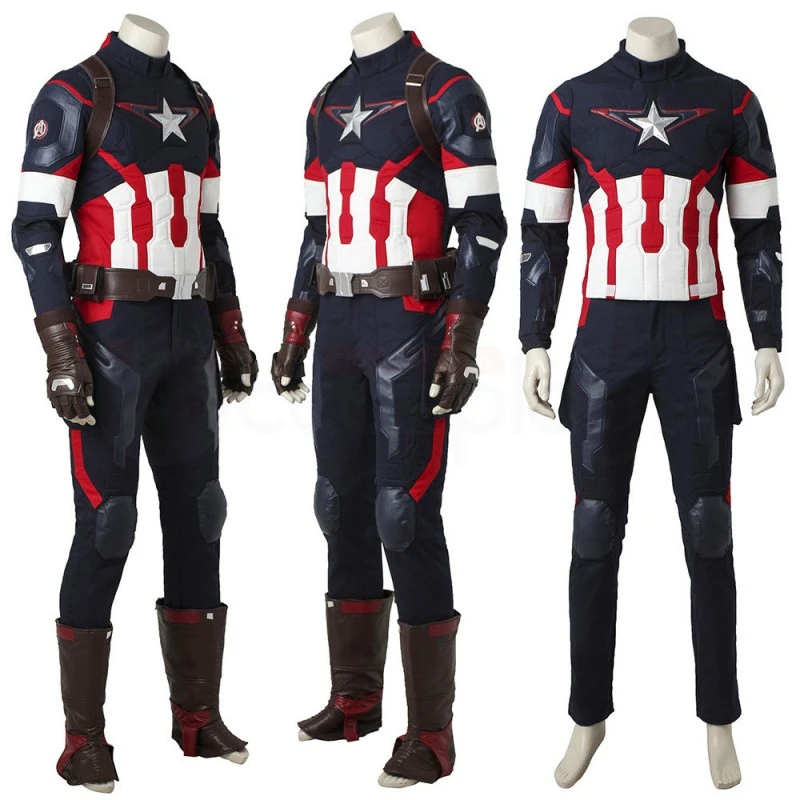 Captain America Cosplay Costumes Avengers Age Of Ultron Steve Rogers Suit 1 Captain America Cosplay Costumes Avengers Age Of Ultron Steve Rogers Suit