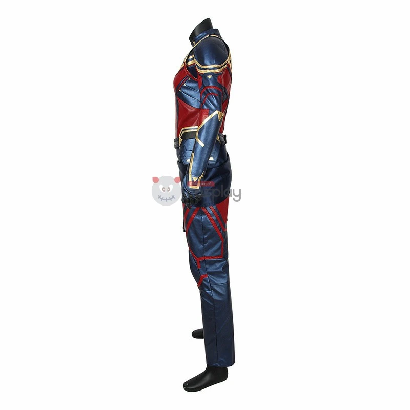 Carol Danvers Costume Avengers 4 Endgame Captain Marvel Cosplay Costume 4 Carol Danvers Costume Avengers 4 Endgame Captain Marvel Cosplay Costume - Image 4