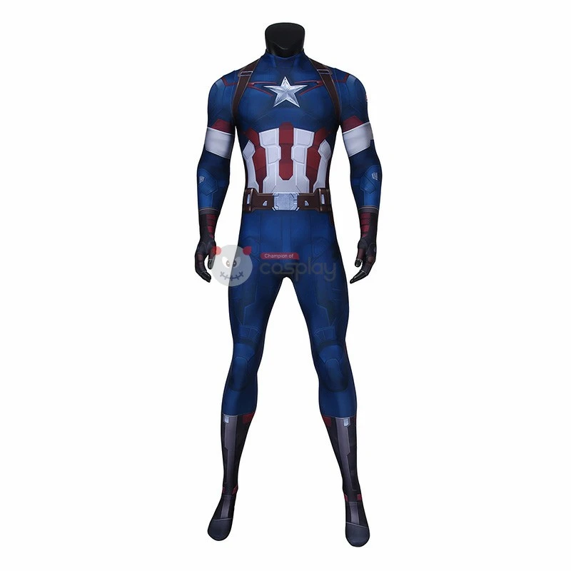 Captain America Costumes Avengers 2 Austrian Age Captain America Captain Steve Rogers Cosplay Costumes 2 Captain America Costumes Avengers 2 Austrian Age Captain America Captain Steve Rogers Cosplay Costumes - Image 2