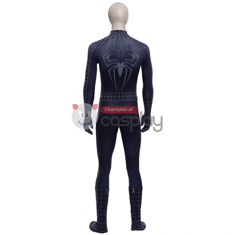 Adult Spider Man 3 Venom Spider-Man Halloween Cosplay Costume 3 Adult Spider Man 3 Venom Spider-Man Halloween Cosplay Costume - Image 3