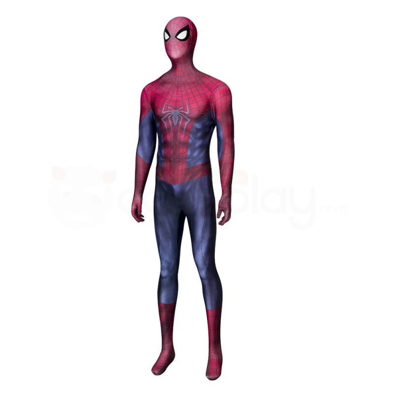 The Amazing Spider-Man 2 Andrew Garfield Cosplay Costume Peter Parker Jumpsuit 2 The Amazing Spider-Man 2 Andrew Garfield Cosplay Costume Peter Parker Jumpsuit - Image 2
