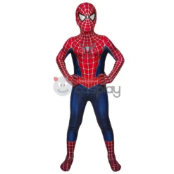 Spider Man Jumpsuit Tobey Maguire Cosplay Costume For Kids 16 Spider Man Jumpsuit Tobey Maguire Cosplay Costume For Kids -Ready To Ship Sales 2 800x800 493