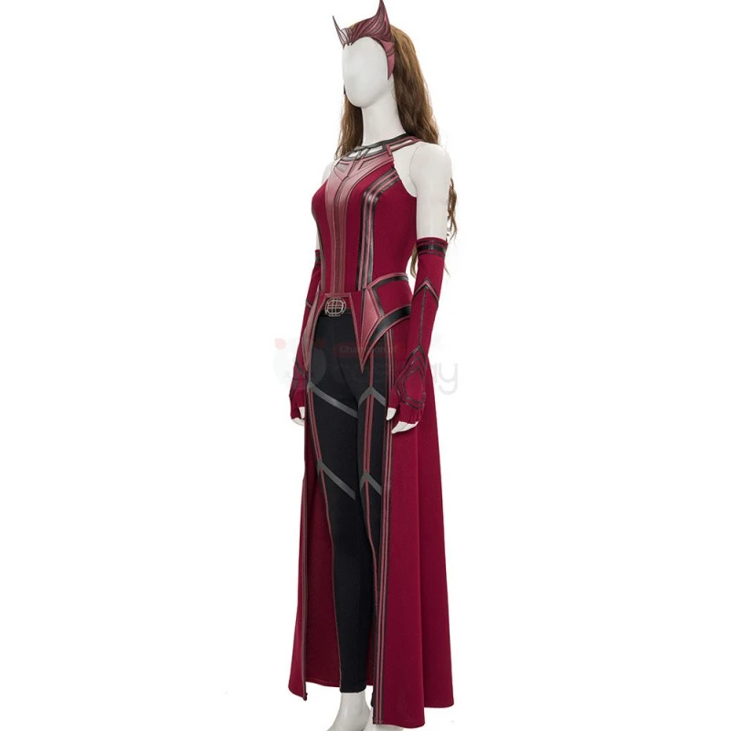 WandaVision Scarlet Witch Costume 2021 New Wanda Cosplay Suit Knit Edition 3 WandaVision Scarlet Witch Costume 2021 New Wanda Cosplay Suit Knit Edition - Image 3