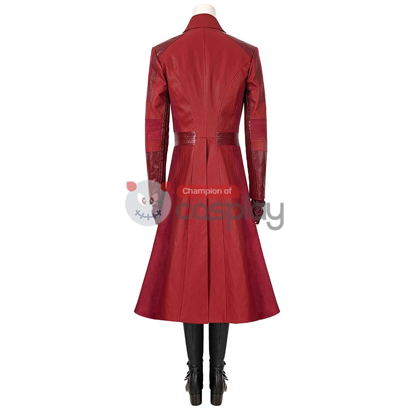 Captain America 3 Civil War Wanda Maximoff Cosplay Suit Scarlet Witch Costume 3 Captain America 3 Civil War Wanda Maximoff Cosplay Suit Scarlet Witch Costume - Image 3
