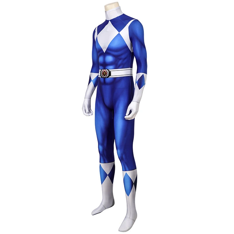 Adult Power Rangers Jumpsuit Mighty Morphin Power Rangers Cosplay Costume 35 Adult Power Rangers Jumpsuit Mighty Morphin Power Rangers Cosplay Costume - Image 35