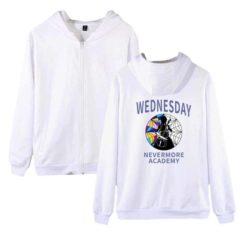 Wednesday The Addams Family Print Hoodies Fashion Unisex 4 Wednesday The Addams Family Print Hoodies Fashion Unisex - Image 4