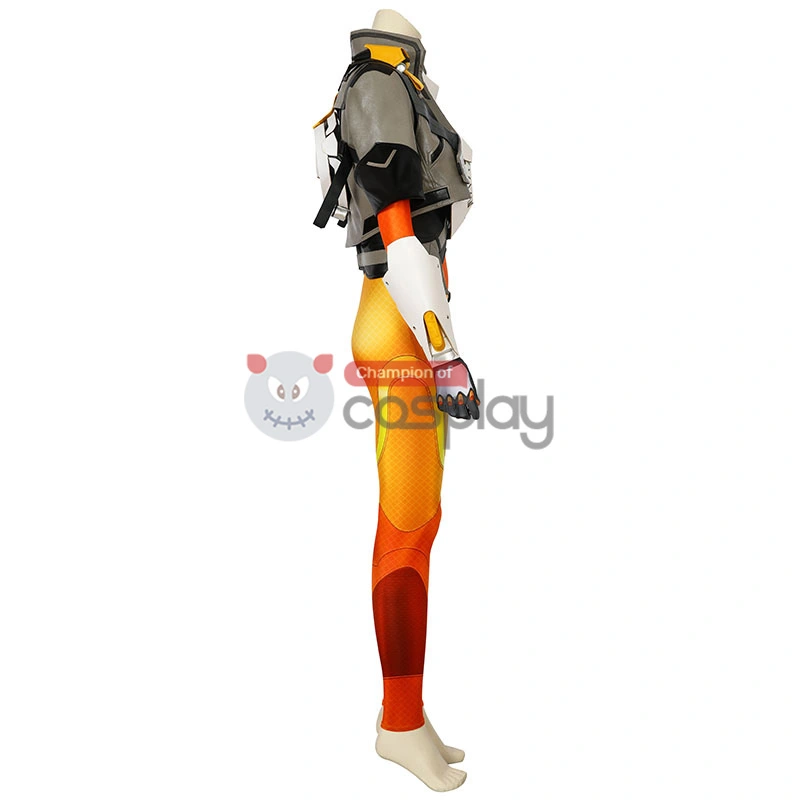 Tracer Costumes Overwatch 2 Lena Oxton Cosplay Costume 3 Tracer Costumes Overwatch 2 Lena Oxton Cosplay Costume - Image 3