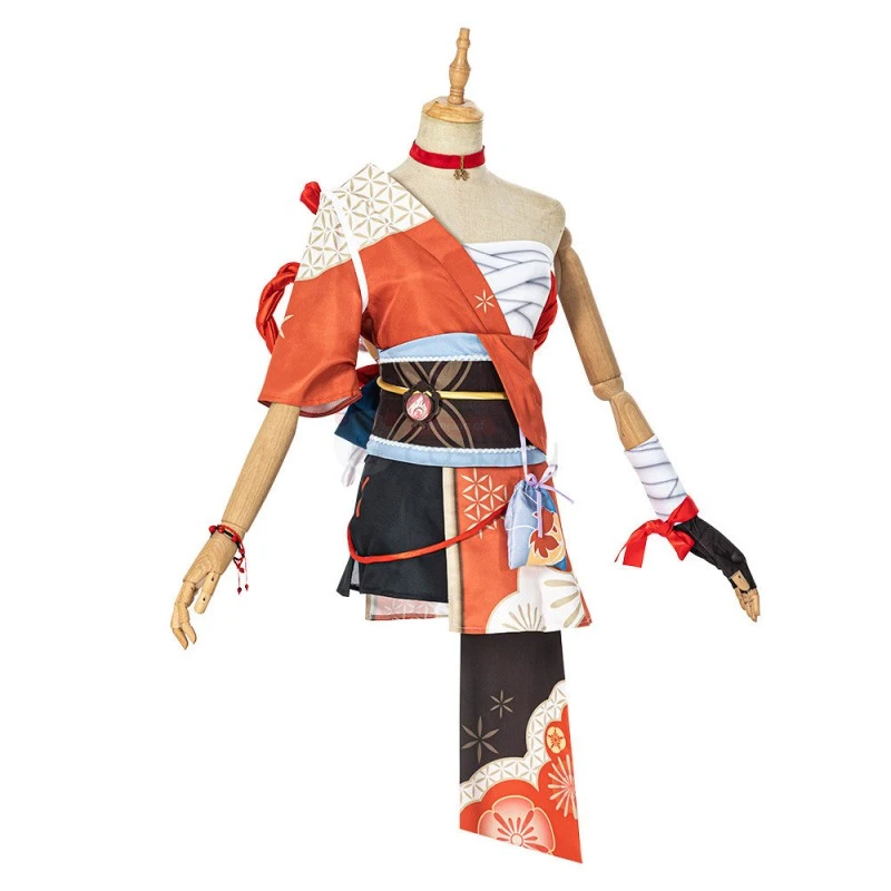 Yoimiya Costume Genshin Impact Cosplay Suit 3 Yoimiya Costume Genshin Impact Cosplay Suit - Image 3