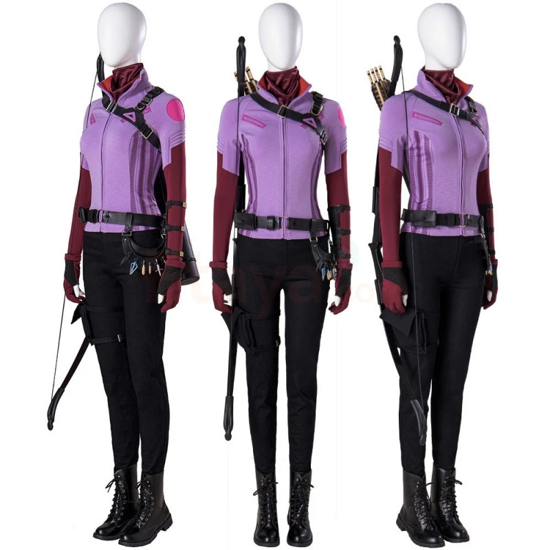 Hawkeye Kate Bishop Cosplay Costume Upgraded Version 2 Hawkeye Kate Bishop Cosplay Costume Upgraded Version - Image 2