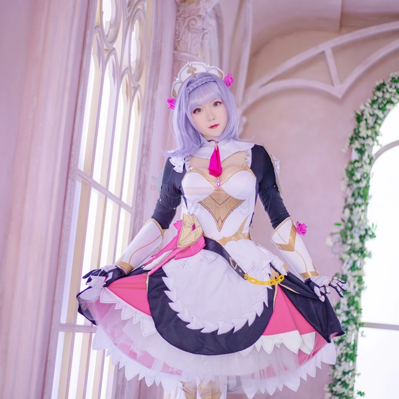 Genshin Impact Noelle Cosplay Costume 8 Genshin Impact Noelle Cosplay Costume - Image 8