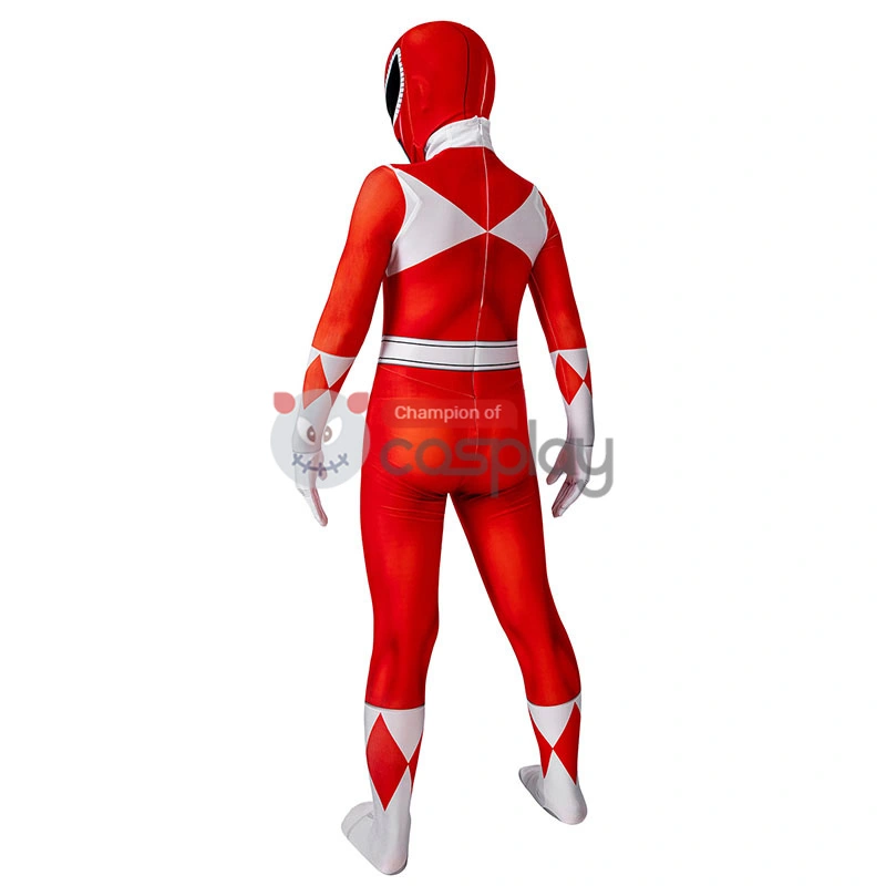 Ready To Ship For Kids Red Ranger Cosplay Costume 2 Ready To Ship For Kids Red Ranger Cosplay Costume - Image 2