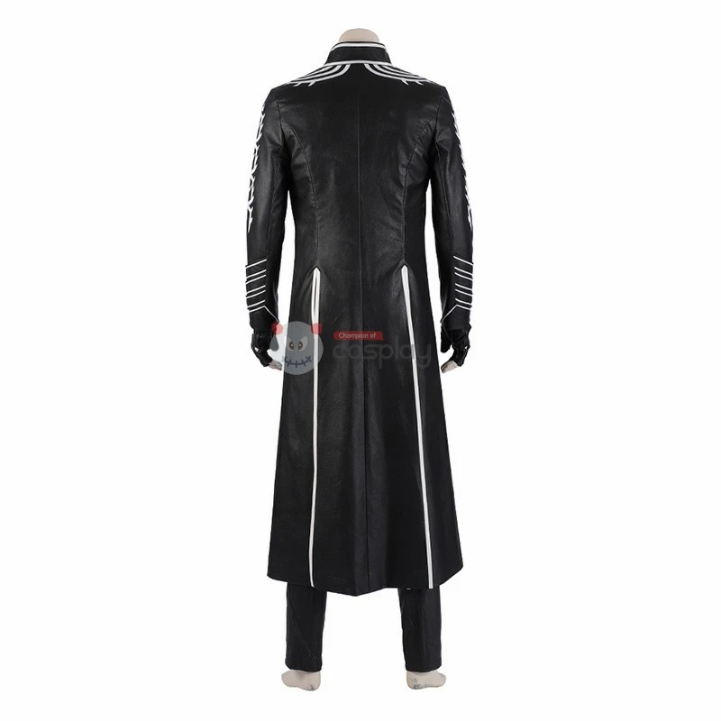 Vergil Costume Devil May Cry 5 Cosplay Costumes Windbreaker Full Set 4 Vergil Costume Devil May Cry 5 Cosplay Costumes Windbreaker Full Set - Image 4