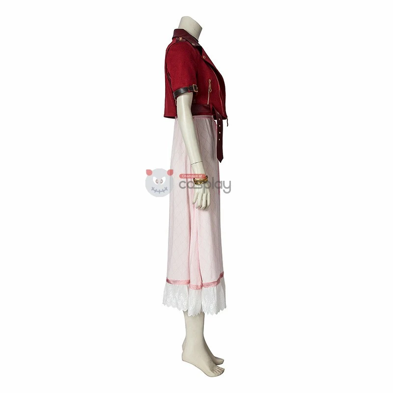 Aerith Gainsborough Costume Final Fantasy 7 Cosplay Costume 3 Aerith Gainsborough Costume Final Fantasy 7 Cosplay Costume - Image 3