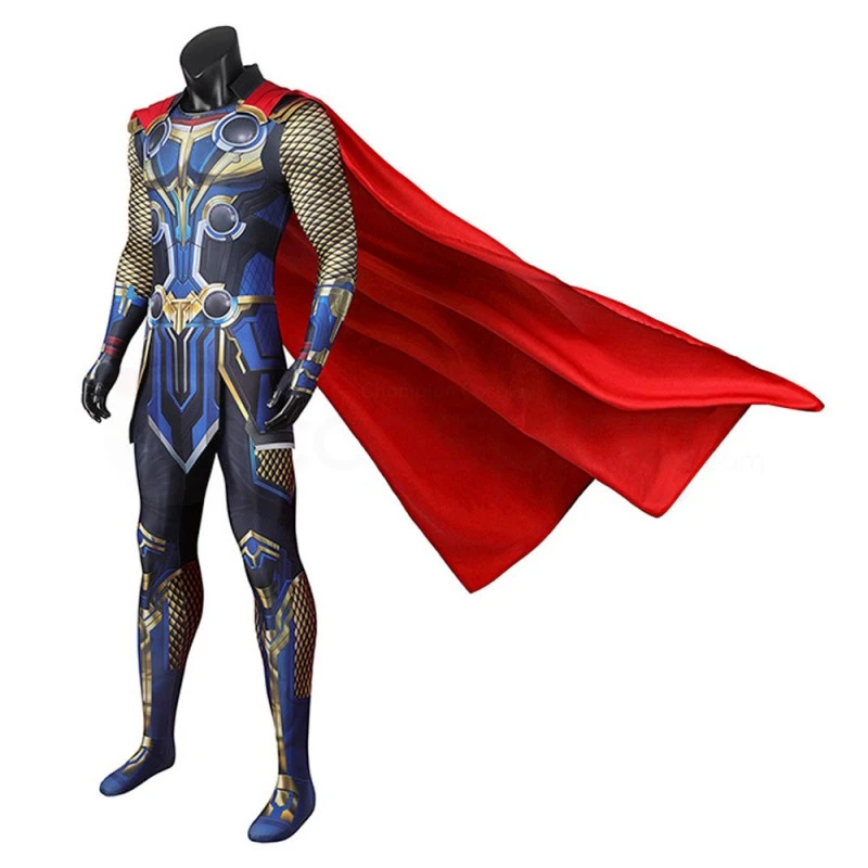 Thor Love And Thunder Cosplay Costumes Thor Halloween Jumpsuit 2 Thor Love And Thunder Cosplay Costumes Thor Halloween Jumpsuit - Image 2