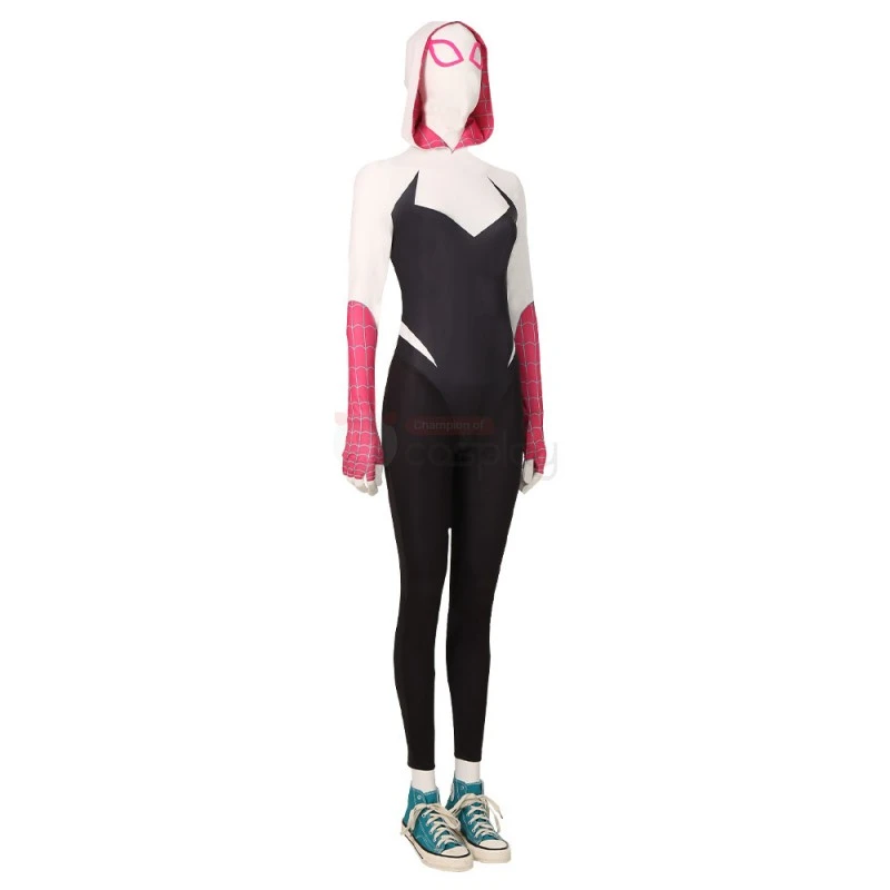 Spider-Man: Across The Spider-Verse Gwen Stacy Cosplay Costumes 4 Spider-Man: Across The Spider-Verse Gwen Stacy Cosplay Costumes - Image 4