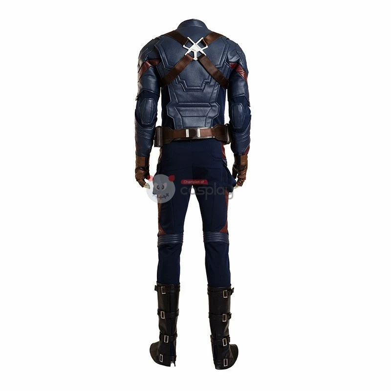 The Avengers Captain America Civil War Steve Rogers Cosplay Costume 4 The Avengers Captain America Civil War Steve Rogers Cosplay Costume - Image 4